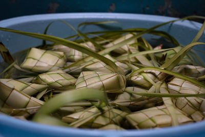 Close-up of vegetables in basket