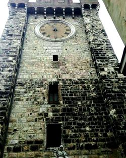 Low angle view of old building