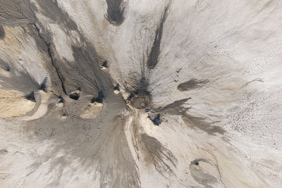 Full frame shot of cracked land