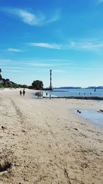 Scenic view of beach