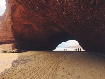 View of beach in desert