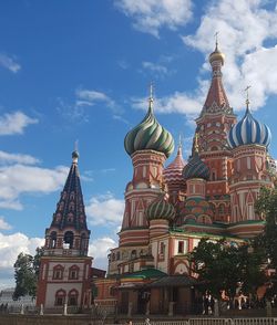 Low angle view of building against sky