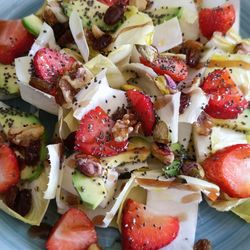 High angle view of salad in plate