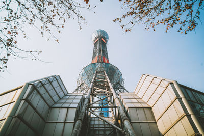 Low angle view of building against sky