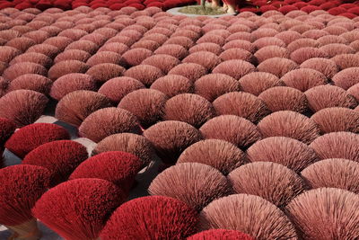 Full frame shot of fruits for sale in market