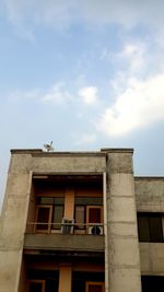 Low angle view of building against sky