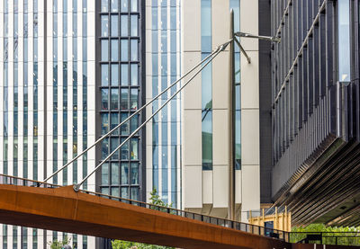 Low angle view of buildings in city