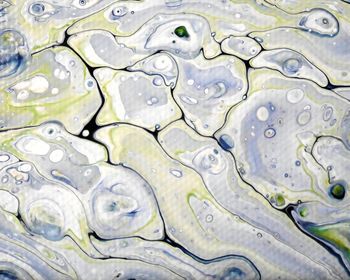 Full frame shot of wet glass