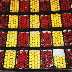 Full frame shot of multi colored candies