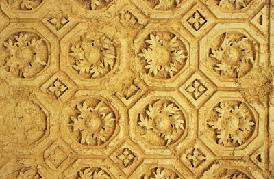 Close-up of ornate ceiling