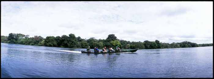 Boats in sea