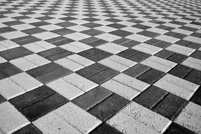 Full frame shot of tiled floor