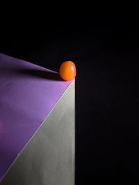 Close-up of pool balls on table