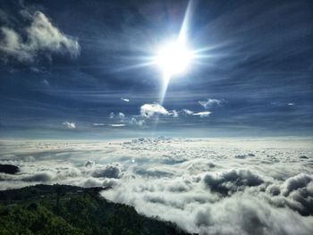 Low angle view of cloudscape against sky