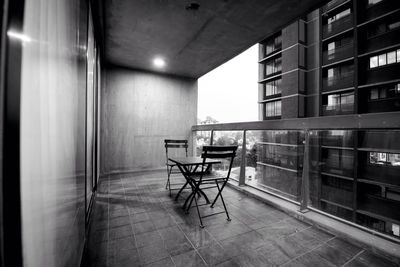 View of empty building