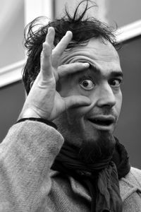 Portrait of young man