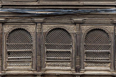 Full frame shot of old building