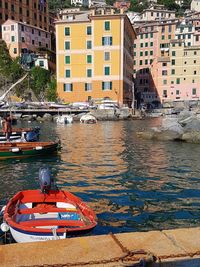 Canal along buildings