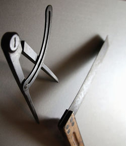 Close-up of keys on table