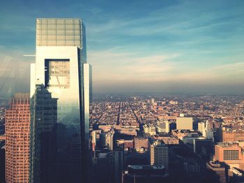 Skyscrapers in city