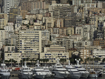 Monacao at the mediterranean sea