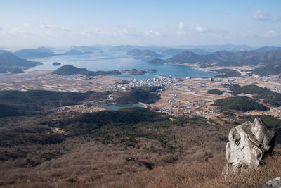 Aerial view of a city