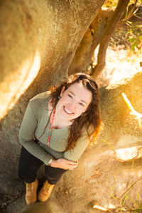 Portrait of a smiling young woman
