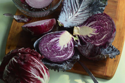 Detail shot of cabbage
