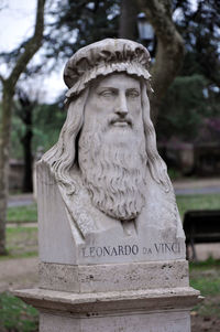 Statue in cemetery