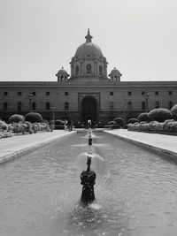 View of historical building against clear sky