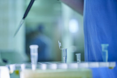 Close-up of objects on table
