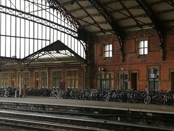 Train at railroad station