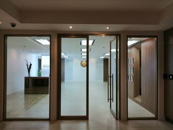 Interior of modern building