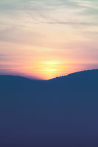 Scenic view of sky at sunset