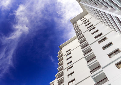 Low angle view of buildings against sky