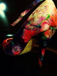 Close-up of multi colored wall