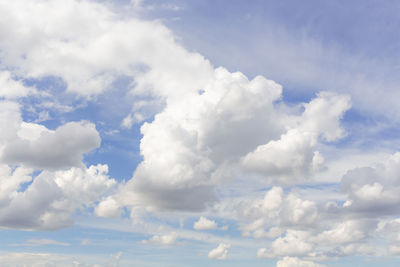 Low angle view of clouds in sky