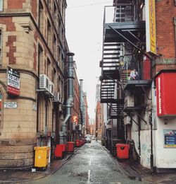 Street amidst buildings in city