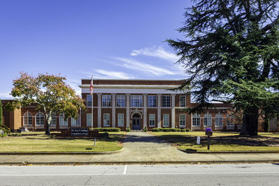 Dr. tracy p. stallings community center built in 1921 in revival style  was originally a high school