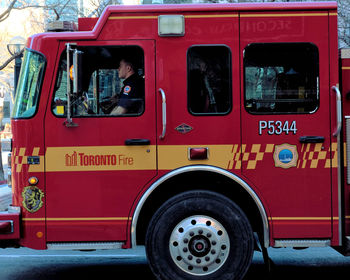 Full frame shot of a truck in city