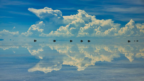 A superb view of uyuni salt lake