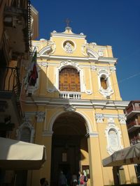 Low angle view of church