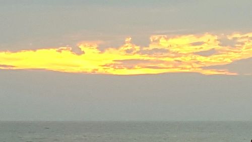 Scenic view of sky at sunset