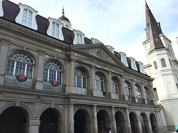 Low angle view of building against sky