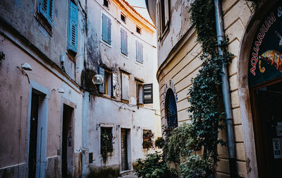 Low angle view of residential buildings