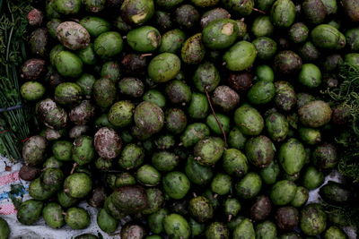 Full frame shot of green beans