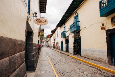 Street amidst buildings in city