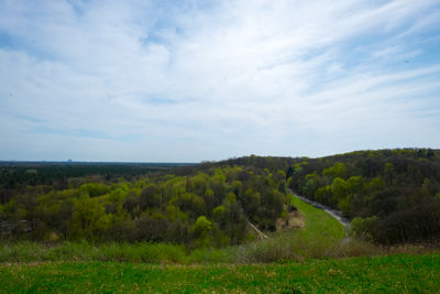 Scenic view of landscape against sky