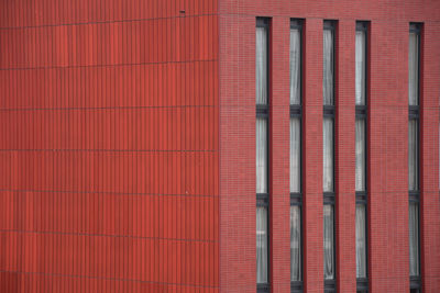 Full frame shot of red building