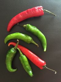 Close-up of red bell peppers